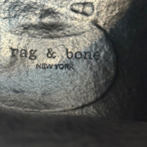 Rag & Bone Leather Boots with Back Zip-Euro size 38 1/2 - Picture 2 of 7